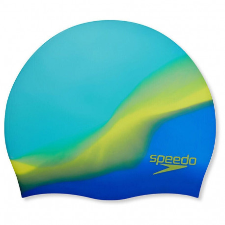 Ujumismüts Speedo Multi Colour Silicone Cap Junior sinine/kollane