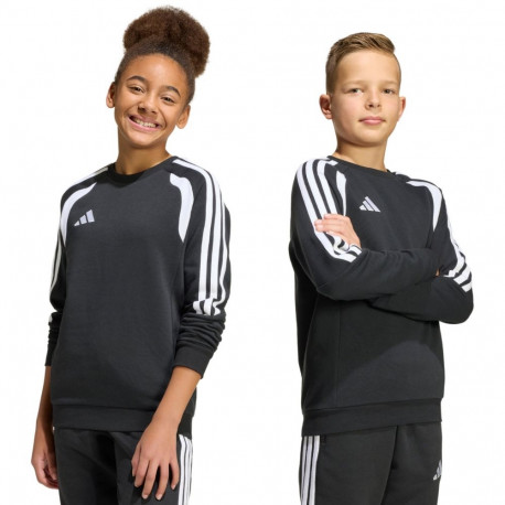 adidas laste pusa Tiro 26 League Sweat Crew KF5822 140cm, must
