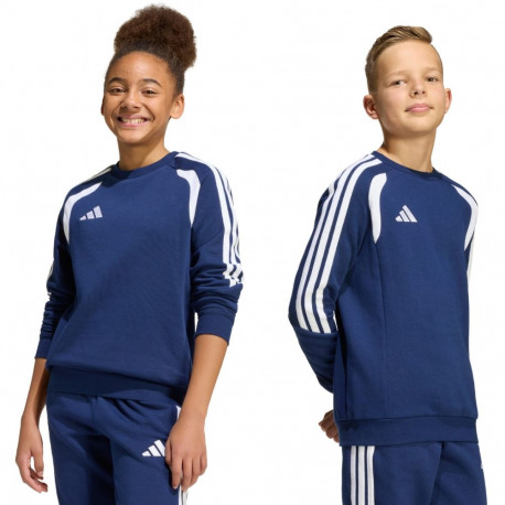 Bluza dla dzieci adidas Tiro 26 League Sweat Crew granatowa KF5821 140cm