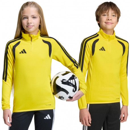 Bluza dla dzieci adidas Tiro 26 League Training Top żółto-czarna JY7158 116cm