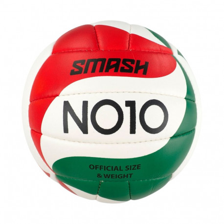 NO10 võrkpall Smash 5, valge-roheline-punane