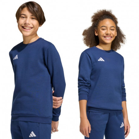 Adidas laste pusa Entrada 26 Sweat Top JZ6552 164cm, tumesinine