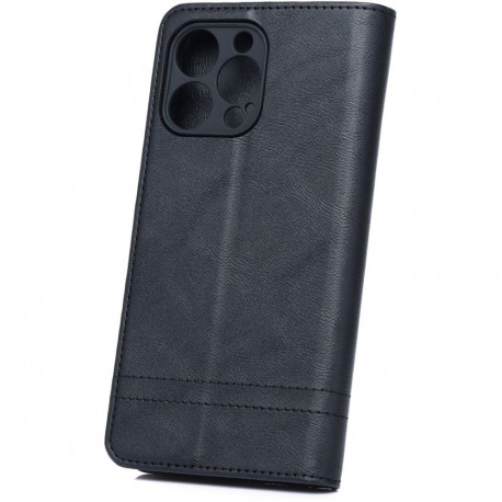 Kaardivahega mobiiliümbris Setty Galaxy A17 Wallet Smart Seam, must