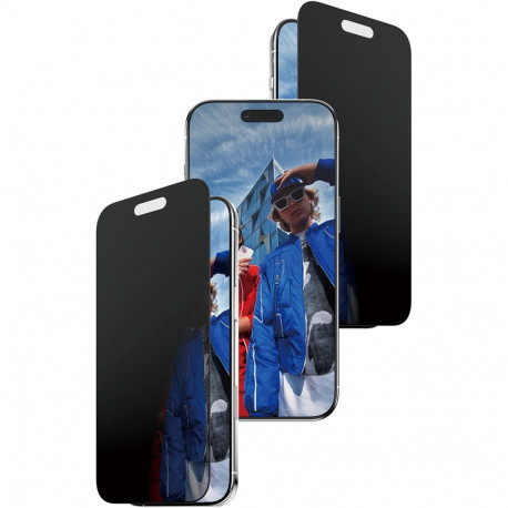 Privaatsusfiltriga kaitseklaas PanzerGlass iPhone Air Privacy UWF Fastfit in-a-box