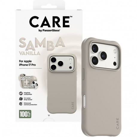 Mobiili tagakaas PanzerGlass iPhone 17 Pro Care Samba Magsafe Vanilla