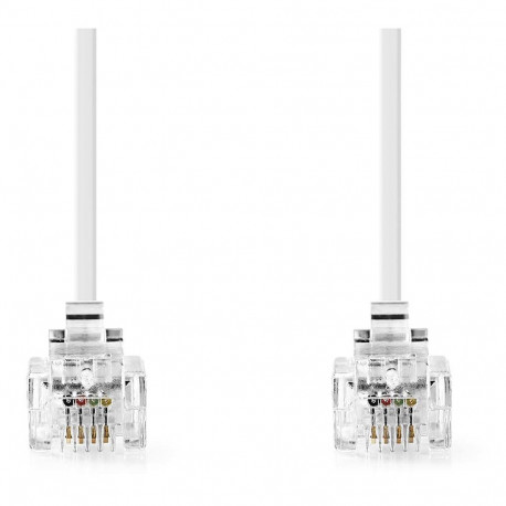 Telefonikaabel Nedis RJ11 - RJ11, 10m