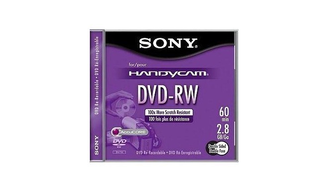 DVD-RW Sony 2,8GB Mini 60 min.
