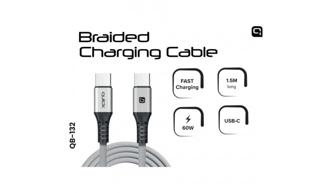 USB kaabel Quick USB-С to USB-С 1.5m