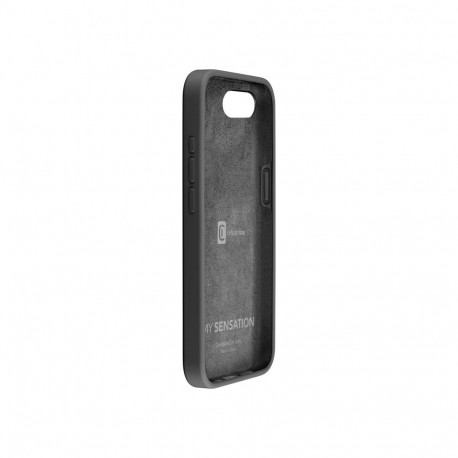 Mobiili tagakaas Cellular Line iPhone 17e/16e Sensation silikoon, must