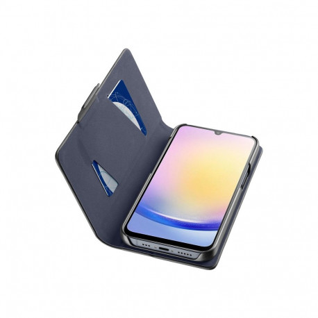 Kaardivahega mobiiliümbris Cellular Line Galaxy A26 Wallet Book, must