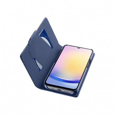 Kaardivahega mobiiliümbris Cellular Line Galaxy A26 Wallet Book, sinine