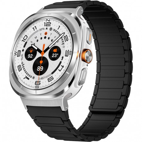 Kellarihm Trendybay Samsung Galaxy Watch Ultra 47mm, silikoon, must