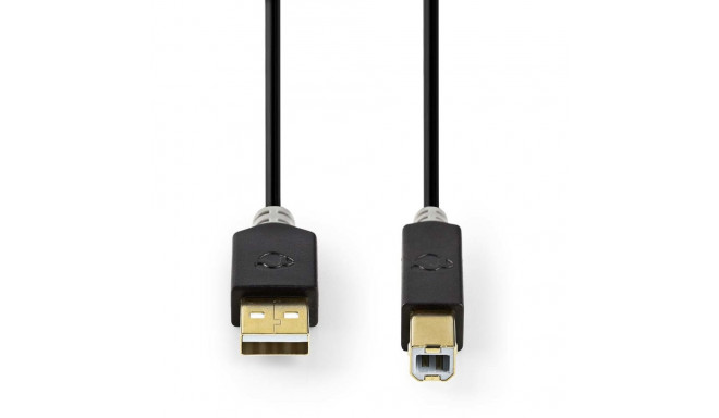 USB kaabel Nedis USB-A - USB-B 1m