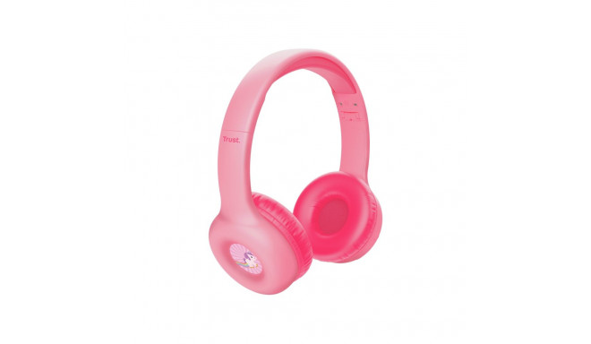 Kõrvaklapid Trust Nouna wireless, roosa