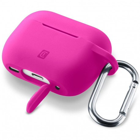Airpods 4 laadimiskarbiümbris Cellular Line Bounce, silikoon, roosa