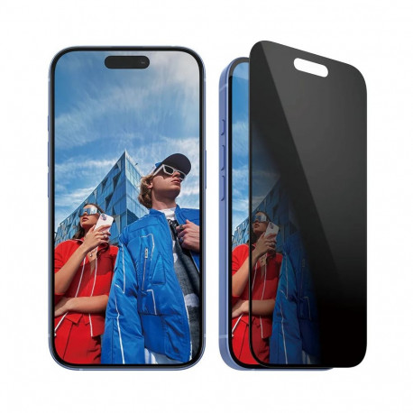 Privaatsusfiltriga kaitseklaas PanzerGlass iPhone 15/iPhone 16 Privacy UWF