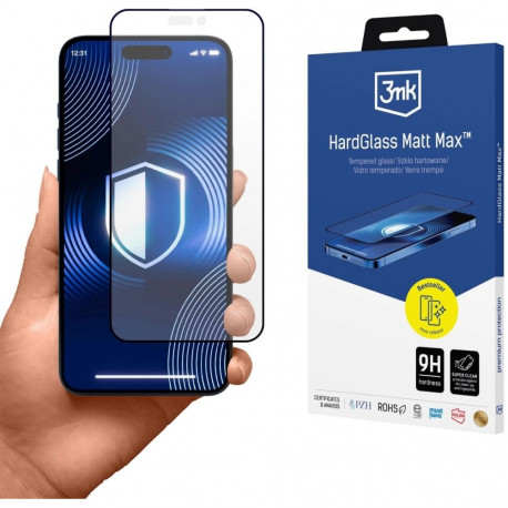 Kaitseklaas 3MK iPhone 16 Pro Hardglass Matt Max