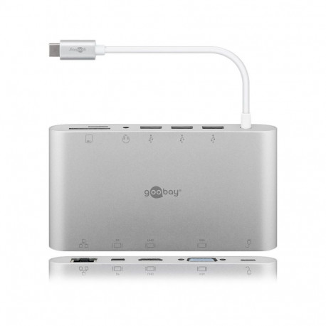 Dokkimisjaam GOOBAY USB-C Multiport HDMI 4K@30Hz