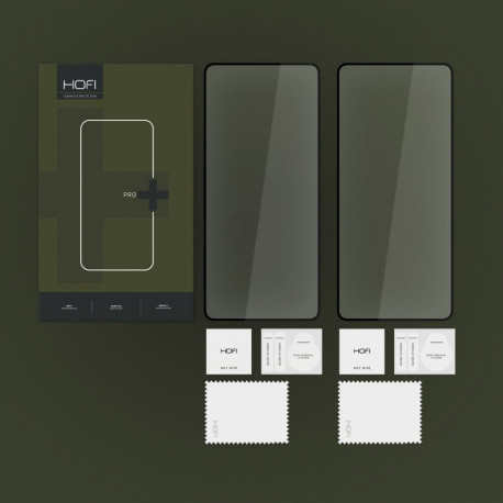 Kaitseklaas Hofi Redmi Note 13 5G/Note 13 Pro 4G/5G Pro+, must