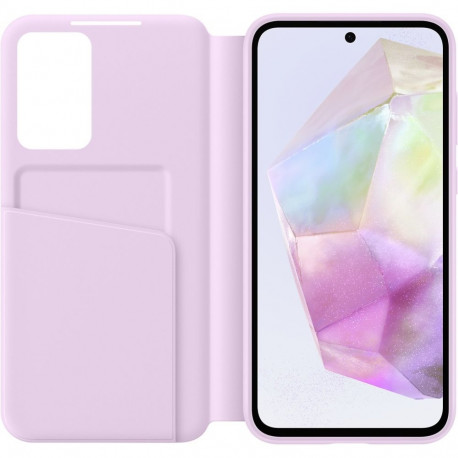 Kaardivahega mobiiliümbris Samsung Galaxy A35 Wallet Smart View, lavender