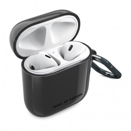 Airpods laadimiskarbiümbris Ideal of Sweden (1/2 gen) Clear Case, Tinted Black