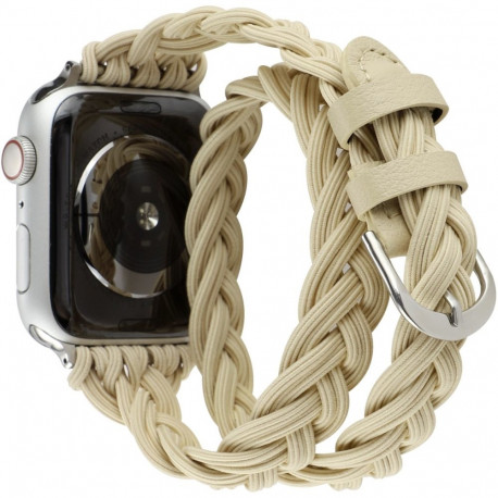 Kellarihm Trendybay Apple Watch 38/40/41/42mm punutud beež