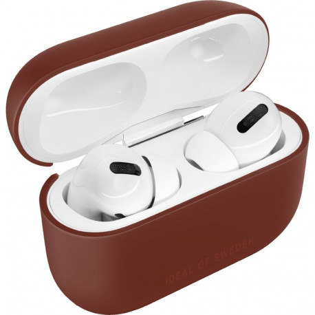 Airpods Pro laadimiskarbiümbris Ideal of Sweden (1/2 gen), silikoon, pruun