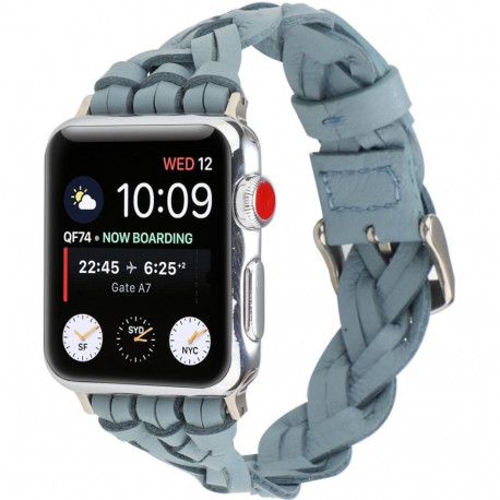 Kellarihm Trendybay Apple Watch 38/40/41/42mm nahk helesinine