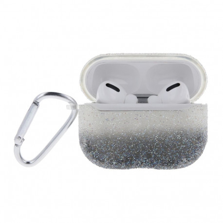 Airpods Pro 2 laadimiskarbiümbris Setty Caviar, sädelev hall