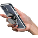Hoidja Cellular Line Ring Stand Mag, ringiga, MagSafe, must