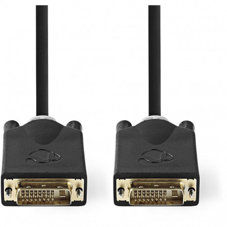Videokaabel Nedis DVI-D - DVI-D, 3m
