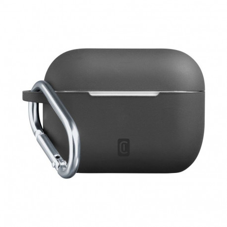 Airpods Pro 2 laadimiskarbiümbris Cellular Line Bounce, must