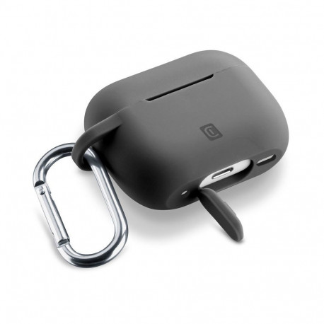 Airpods Pro 2 laadimiskarbiümbris Cellular Line Bounce, must