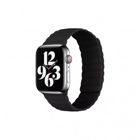 Kellarihm Trendybay Apple Watch 38/40/41/42mm, silikoon magnet must