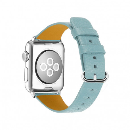Kellarihm Trendybay Apple Watch 38/40/41/42mm, nahkne sinine