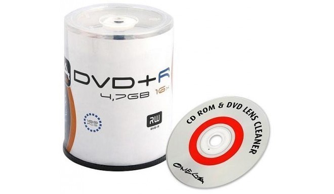 DVD+R Omega Freestyle 4,7GB 16x 100tk+puhastusplaat