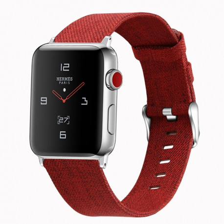 Kellarihm Trendybay Apple Watch 38/40/41/42mm, punane, tekstiil