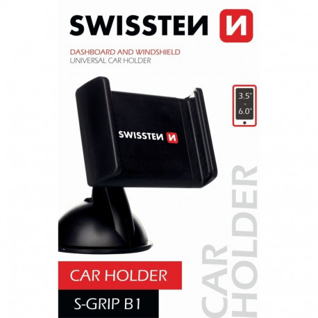Hoidja Swissten S-Grip B1, armatuurile ja klaasile, universaalne