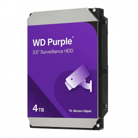 WD Purple 4TB CMR, 3.5'', 128MB, SATA 6Gbps