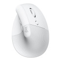 LOGITECH Lift Bluetooth Vertical Ergonomic Mouse - OFF-WHITE/PALE GREY