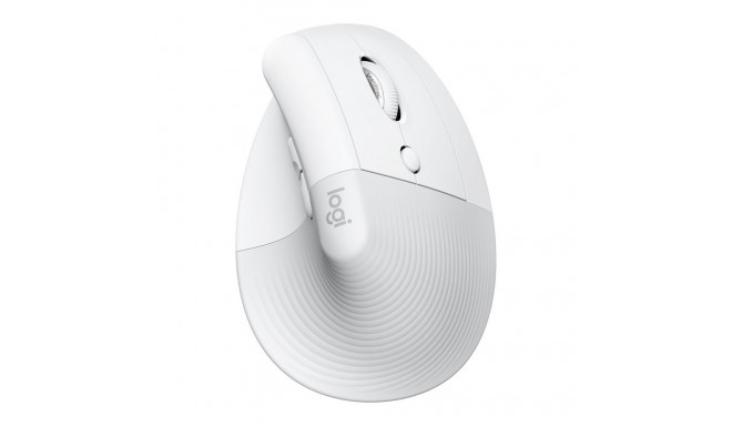 LOGITECH Lift Bluetooth Vertical Ergonomic Mouse - OFF-WHITE/PALE GREY