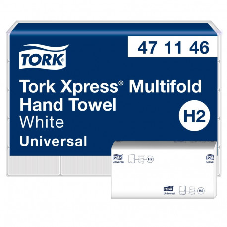 Lehträtik 2-kihiline TORK Xpress Multifold Z-fold Universal H2 23,4x21,3cm 190 lehte (471146)