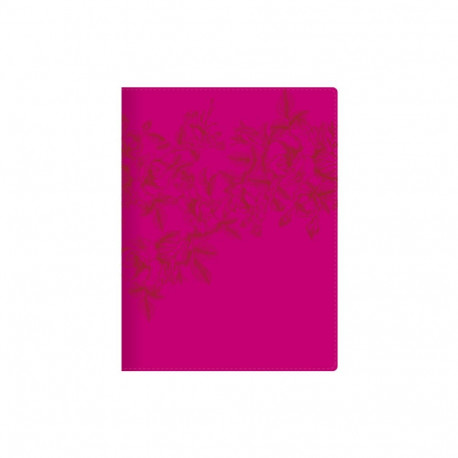 Raamatkalender MINISTER Trend Päev Rose Hip, A5 spiraalköide, surutrükkpilt kunstnahast kaanel 2026a