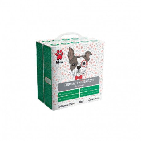 Presto Absorbent Pads For Pets 10pcs 60x60cm