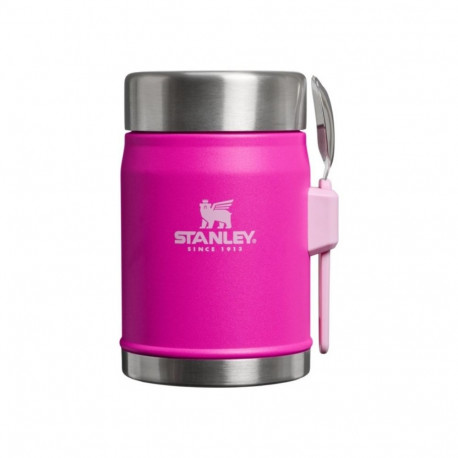 Stanley The Legendary Food Jar + Spork Food Thermos 0.4l Fuchsia