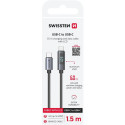 Swissten LCD Cable USB-C - USB-C 1.5m