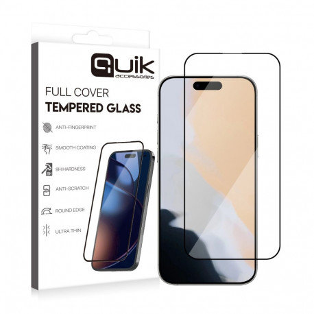 Quik Accessories Full Cover Tempered Glass for Apple iPhone 17 Air