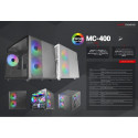 Mars Gaming MC400W Computer case mATX / black
