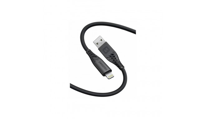 Swissten Soft Silicone USB - Lightning Data and Charging Cable 0.4m