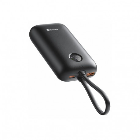 Swissten Voltbox 35W Power Bank 10000 mAh with Built-In Cables USB-C and Lightning